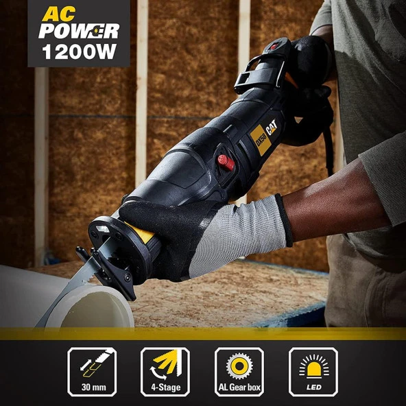 CAT DX58 1200Watt Profesyonel Tilki Kuyruğu Testere - 3