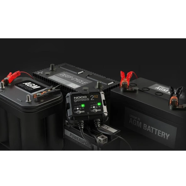 NOCO GENIUS2X2 6V/12V 40A Çoklu/2’Li Akıllı Akü Şarj ve Akü Bakım/Desülfatör - Resim 4