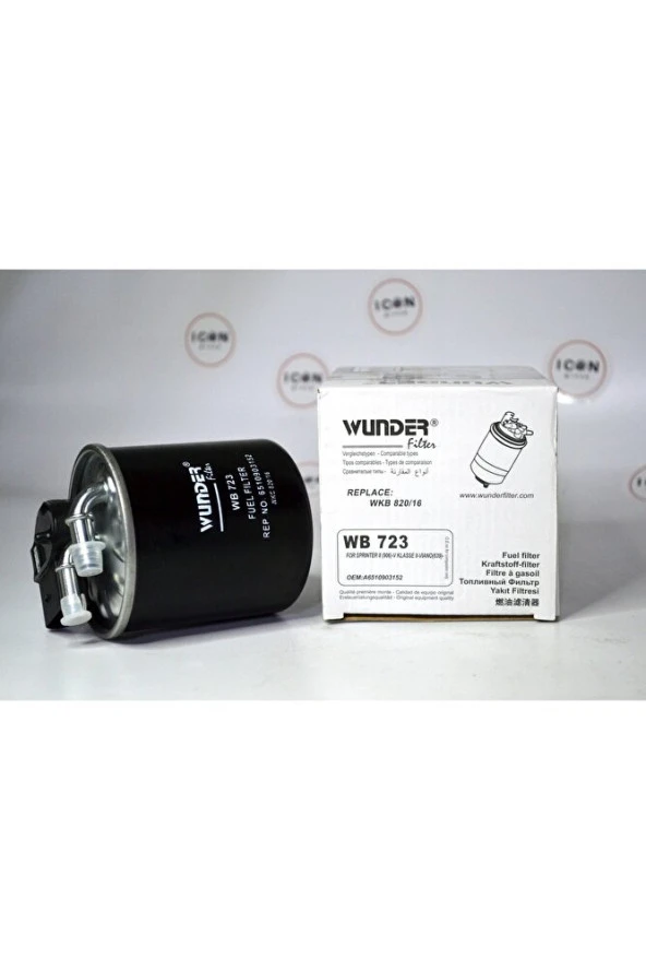 Icon Group - Mercedes Sprinter II (906) - Vito II - Vito III Yakıt Filtresi - WB 723 - Resim 3