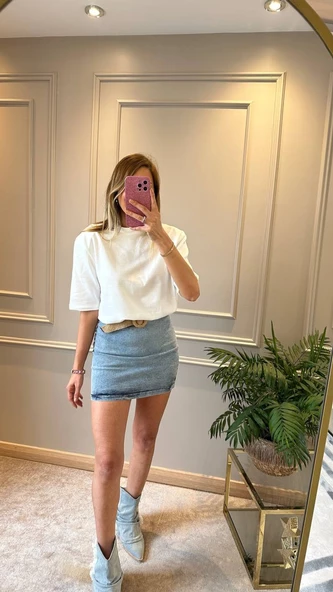 Twist Model Kotlu Tasarım Elbise Etek Kombinli Elbise - 6