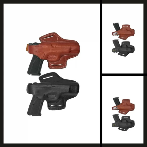 Uyguna-Yakala Cz 75 Kelebek Belt Tabanca Kılıfı-VAK.427