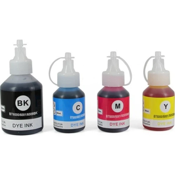 Brother DCP-T310 Muadil Mürekkep Seti 4 Renk - Resim 2