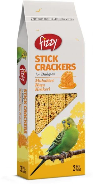Fizzy Ballı Muhabbet Kuşu Krakeri 3'lü - Resim 1