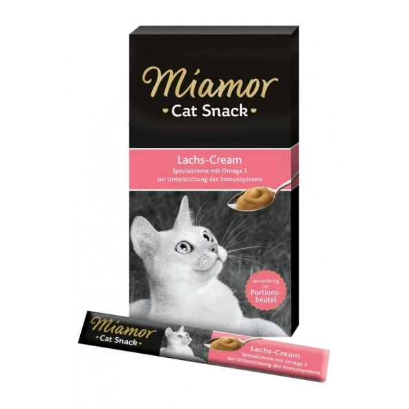 Miamor Cream Somonlu Kedi Ödülü 6x15 Gr - 1