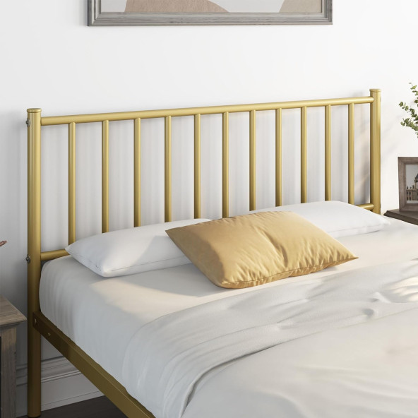 HFT HOME Metal Karyola, Çınar Metal Karyola Siyah Beyaz Gold renk seçenekli, Çift Kişilik 23 140x190 GOLD - 3