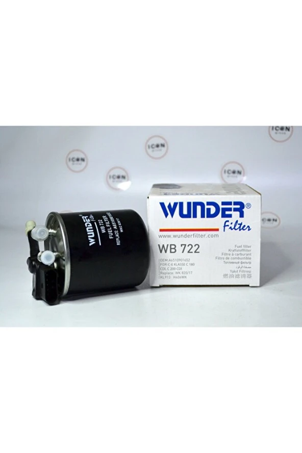 Icon Group - Mercedes C-E Klasse C180 Cdi Yakıt Filtresi - WB 722 - Resim 2