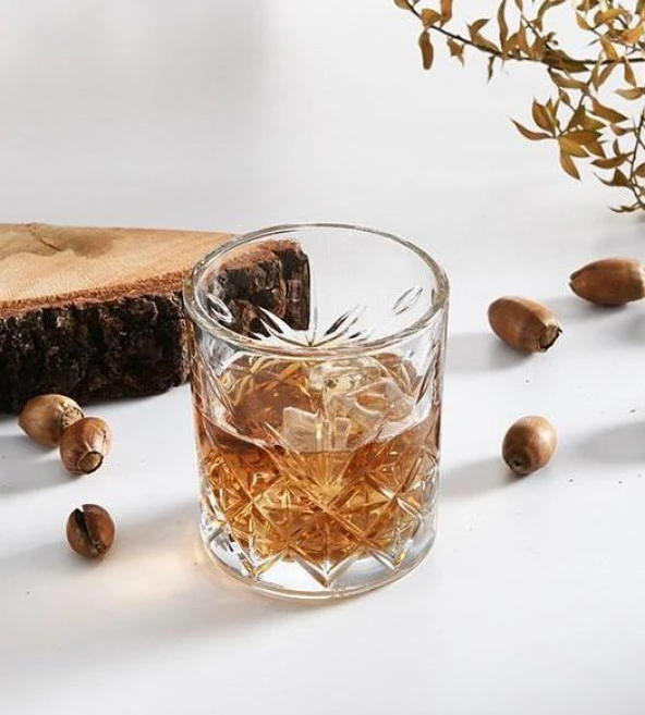Perlotus Times Maşalı Buz Kovası ve 2 Adet Viski Bardağı Kadeh Seti - 7