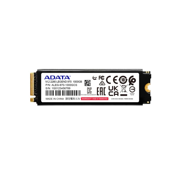 A-Data LEGEND 970 1TB NVMe Gen5 9500MB\s 8500MB\s SLEG-970-1000GCI SSD Disk - 4