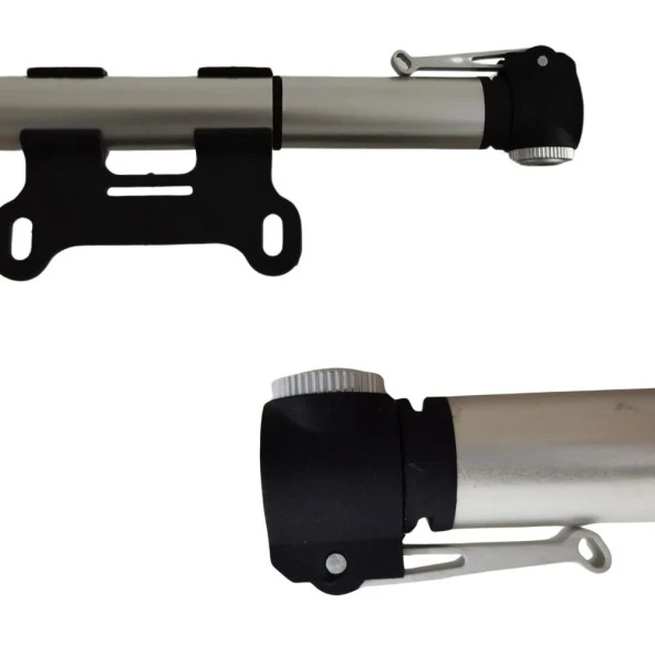 T.Concept Dayanıklı Taşınabilir Alüminyum Bisiklet El Pompası 120 psi - 3
