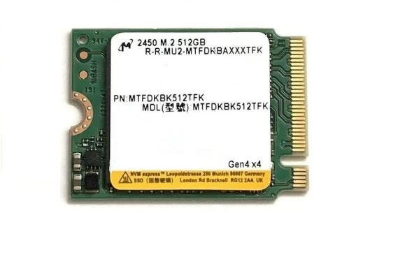 Micron 2450 512GB M.2 2230 NVMe SSD