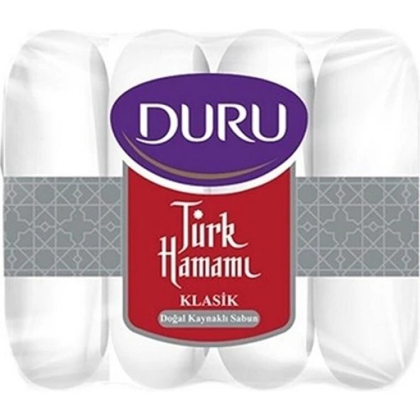 Duru Türk Hamamı Klasik Doğal Kaynaklı Sabun 4X50GR X 2 Adet - 2