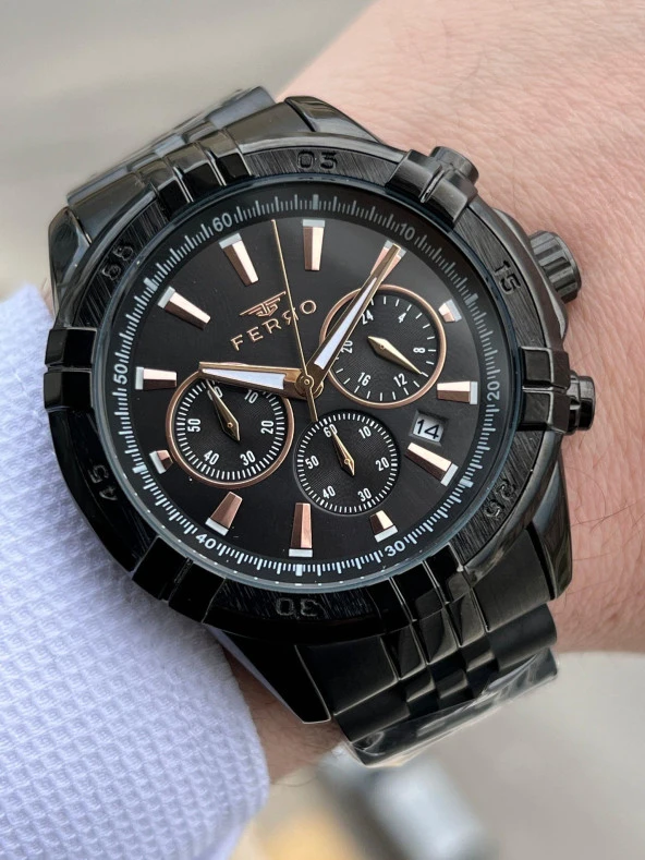 FERRO İç Fonksiyonları Aktif Chronograph 30 Mt Su Geçirmez Erkek kol Saat xf0036 ürün görseli