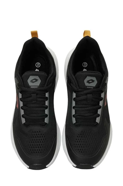 Lotto LOVELO 4FX 101503910 Erkek Koşu Yürüyüş  Ayakkabısı Siyah Kırmızı 40-45 - Resim 4