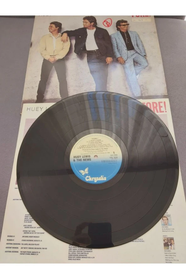 1986 Huey Lewis The News - Vinyl - 33lük plak