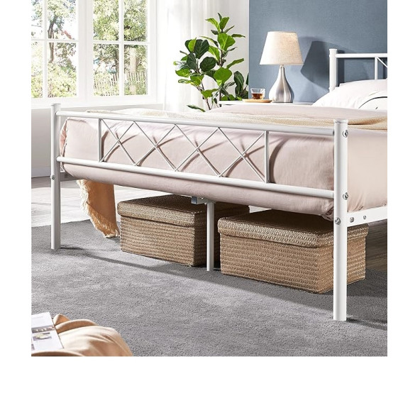 HFT HOME Metal Karyola, Çınar Metal Karyola , Ölçü ve Renk Seçenekli 21 150x200 BEYAZ - 6
