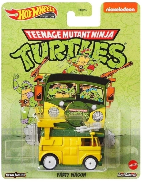 Hot Wheels Premium Ninja Kaplumbağalar Party Wagon DMC55-GJR50