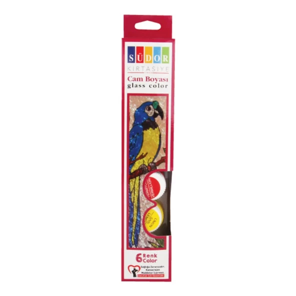 Südor Su Bazlı Cam Boyası 6x15 ml 321S