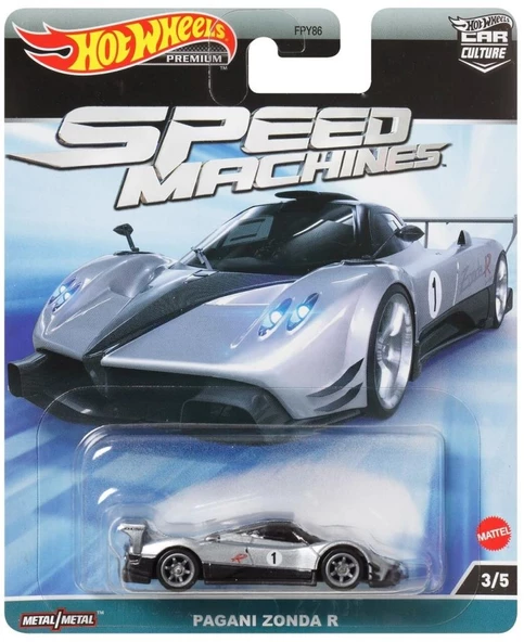 Hot Wheels Premium Speed Machines Pagani Zonda R HKC42 FPY86