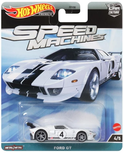 Hot Wheels Premium Speed Machines Ford Gt HKC46 FPY86