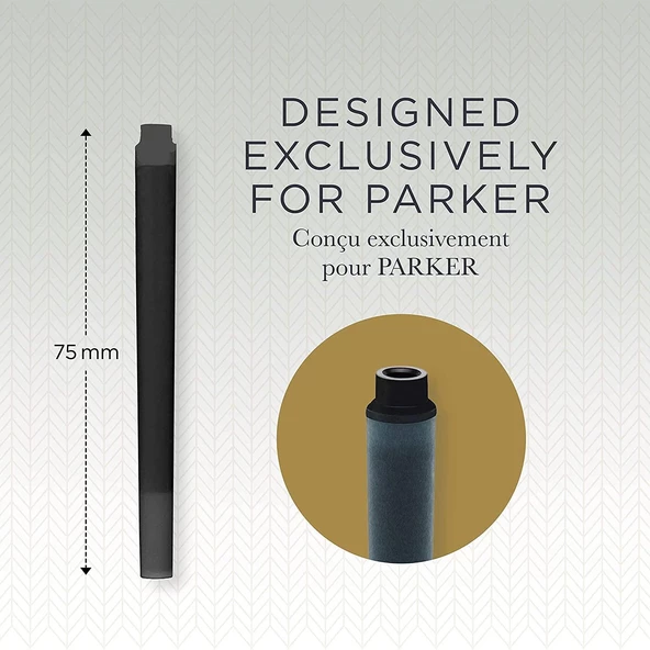 Parker Quink Dolma Kalem Mürekkep Kartuşu 5 Li Paket - 3