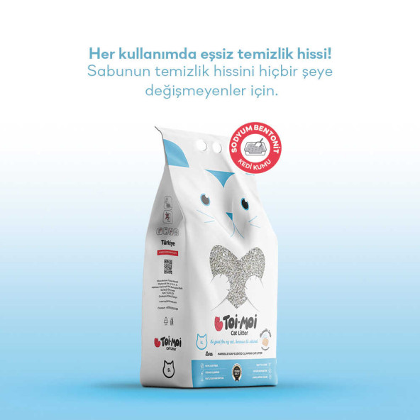 TOİ MOİ CAT LİTTER KEDİ KUMU 5L MARSİLYA SABUN KOKULU - 3