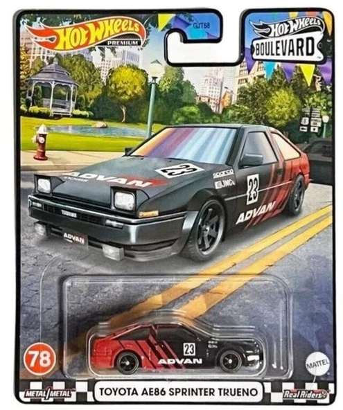 Hot Wheels Premium Boulevard Toyota AE86 Sprinter Trueno HKF28