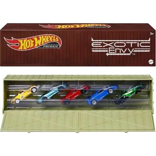 Hot Wheels Premium Exotic Envy Konteyner Set HHF42