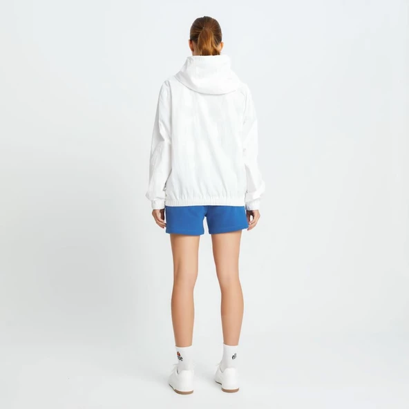 Ellesse Kadın Fermuarlı Kapüşonlu Ceket Beyaz Yazlık - 6