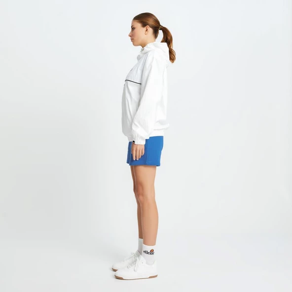 Ellesse Kadın Fermuarlı Kapüşonlu Ceket Beyaz Yazlık - 5