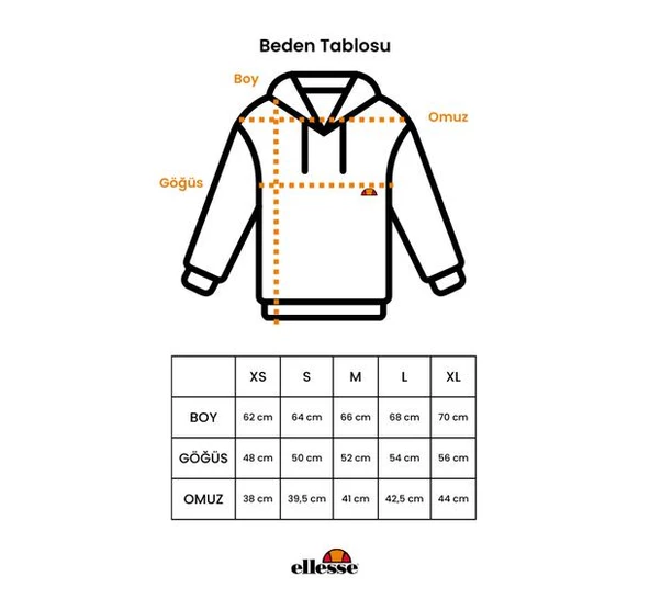 Ellesse Kadın Fermuarlı Kapüşonlu Ceket Beyaz Yazlık - 7