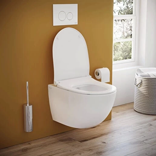 VitrA Sento 120-003-009 Slim Soft Klozet Kapağı, DP, Beyaz - 6