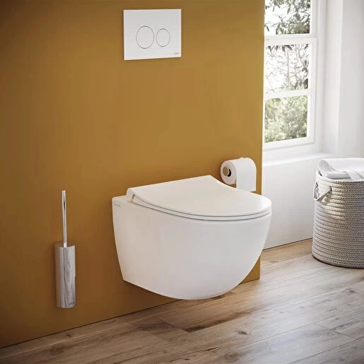 VitrA Sento 120-003-009 Slim Soft Klozet Kapağı, DP, Beyaz - 4