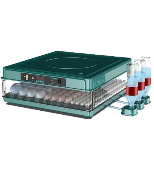 130 Tavuk Yumurtalık Tam Otomatik Extra Yedek Motorlu Kuluçka Makinesi Kaz Ördek Bıldırcın - 2