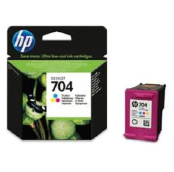 HP No 704 3 Renkli Paket Kartus