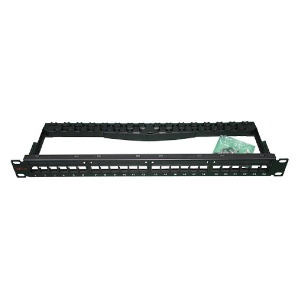 ERAT  EDP-C6UTP-024 CAT6 UTP MODÜLER 24 PORT BOS PATCH PANEL