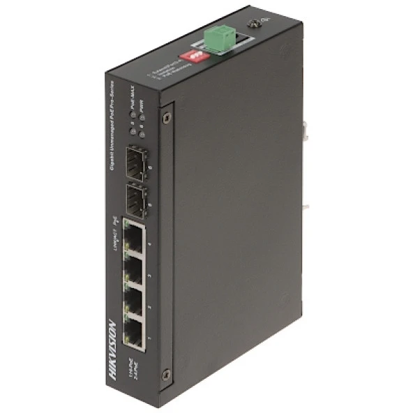 HIKVISION DS-3T0506HP-E/HSO-STD 4 PORT 10/100/1000 3XGIGA POE + 1XGIGA HI-POE 2 X SFP 60W YONETILEMEZ SWITCH