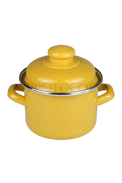 Protocol London Emaye Mini Derin Tencere 12 cm 900 ml - 7