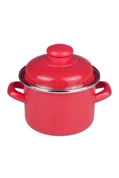 Protocol London Emaye Mini Derin Tencere 12 cm 900 ml - 5