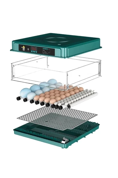 Kuluçka Makinesi Extra Hediyeli 130 Lu Tam Otomatik Yedek Motorlu - 2