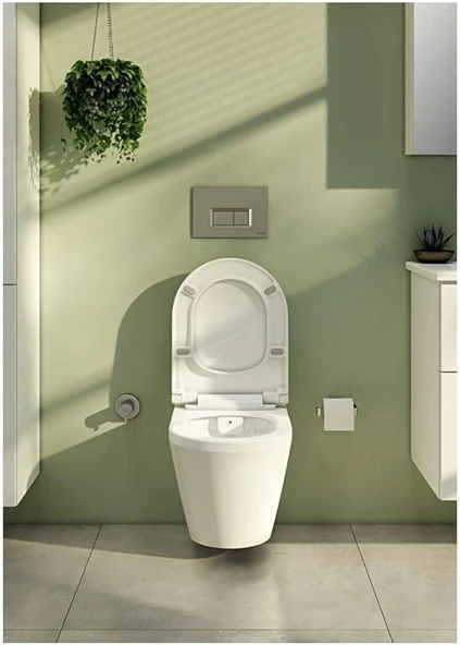 VitrA Integra 7041L003-0090 Rim-ex Asma Klozet, 54 cm, Beyaz - Resim 2