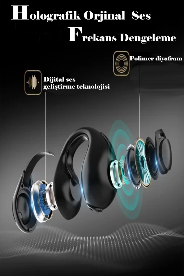Qpen AM-TW01 BT Kablosuz Kulaklık - 3