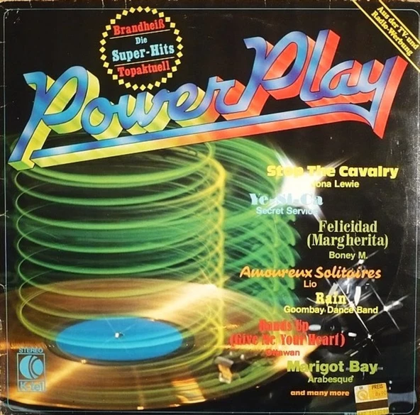 Power Play - Rock & Roll, Disco, Pop Rock, Synth-pop, Reggae-Pop Vinly Plak alithestereo