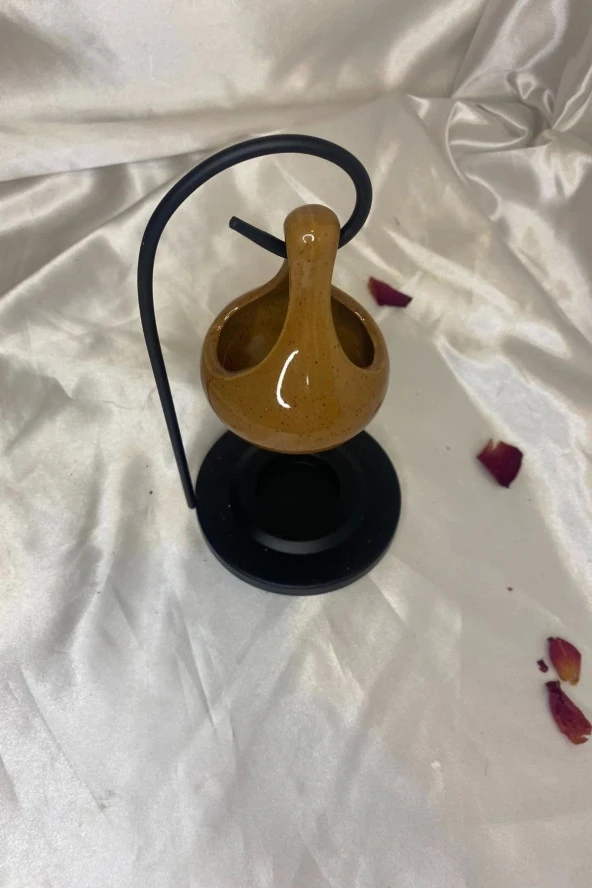 Buhardanlık Metal Ayaklı Buhurdanlık Kahve - Resim 5