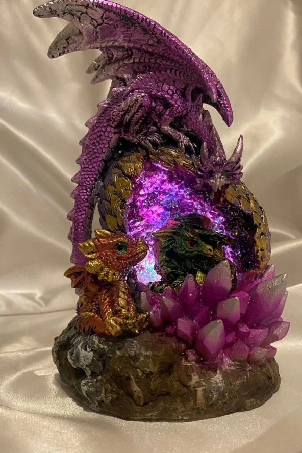 Dragon Ejderha Feng Shui Ejderha Işık Orta Boy - Resim 5