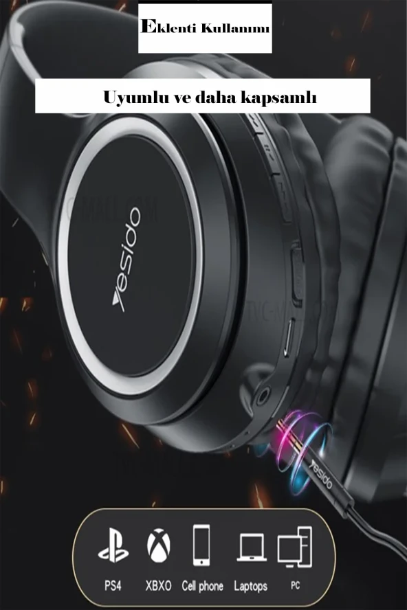 Qpen EP03 Kafaüstü Bluetooth Kulaklık - 3