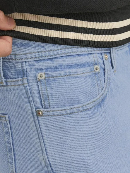 Jack Jones Eddıe Orıgınal Erkek Jean Pantolon 12202489 - Resim 4