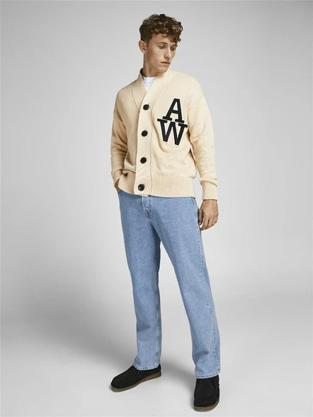 Jack Jones Eddıe Orıgınal Erkek Jean Pantolon 12202489 - Resim 5