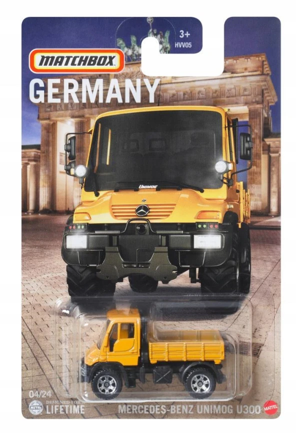 Matchbox Germany Edition Mercedes-Benz Unimog U300 HVV25