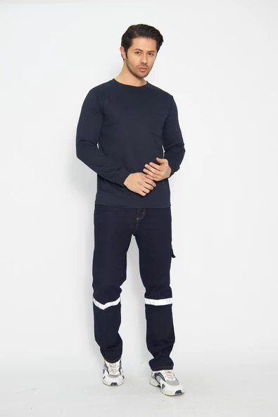 Sweat t-shırt Bisiklet Yaka Kışlık Uzun Kol - 9