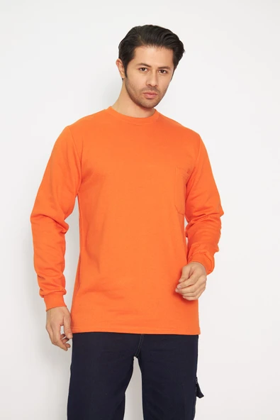 Sıfır Yaka Sweat %100 Pamuk